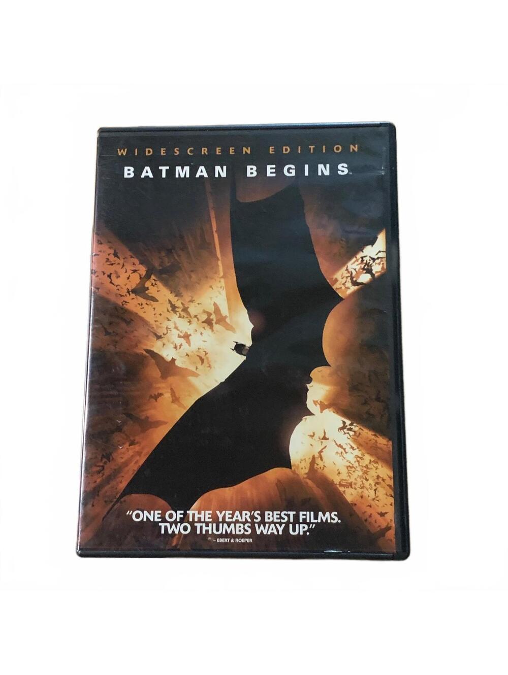 Batman Begins Widescreen Edition DVD DC Superhero Movie Standard Disc